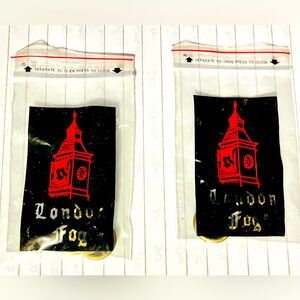 NEW… Vintage London Fog Replacement Metal Buttons, New in Package, Two [2] Packs